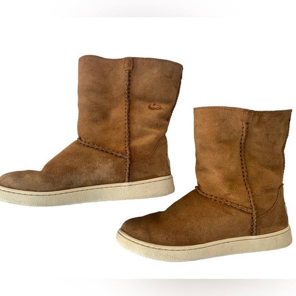 UGG Mika Classic Genuine Shearling Sneaker Boot in Chestnut 6.5 - Picture 5 of 12